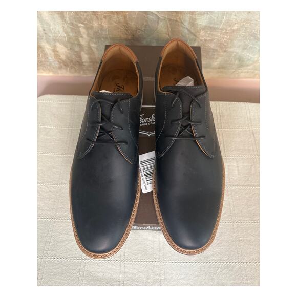 Florsheim Highpoint 11784 Men\'s Black Leather Plain Toe Oxford Casual Sz 10.5 M main image 8
